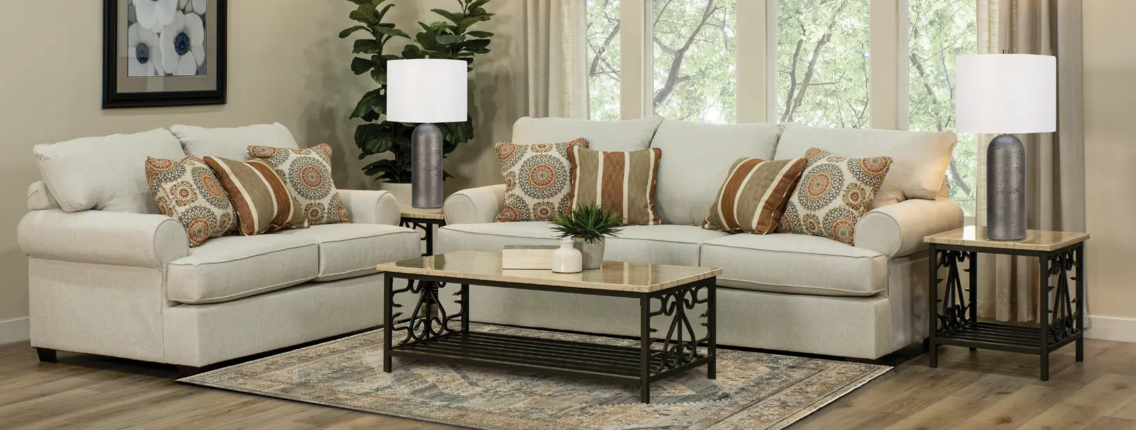 7PC/ALISON/LINN/SLTL Alison Linen 7-Piece Living Room Set-1