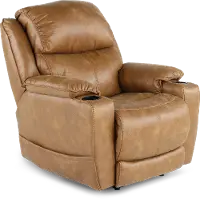 Starship Saddle Brown Power Recliner