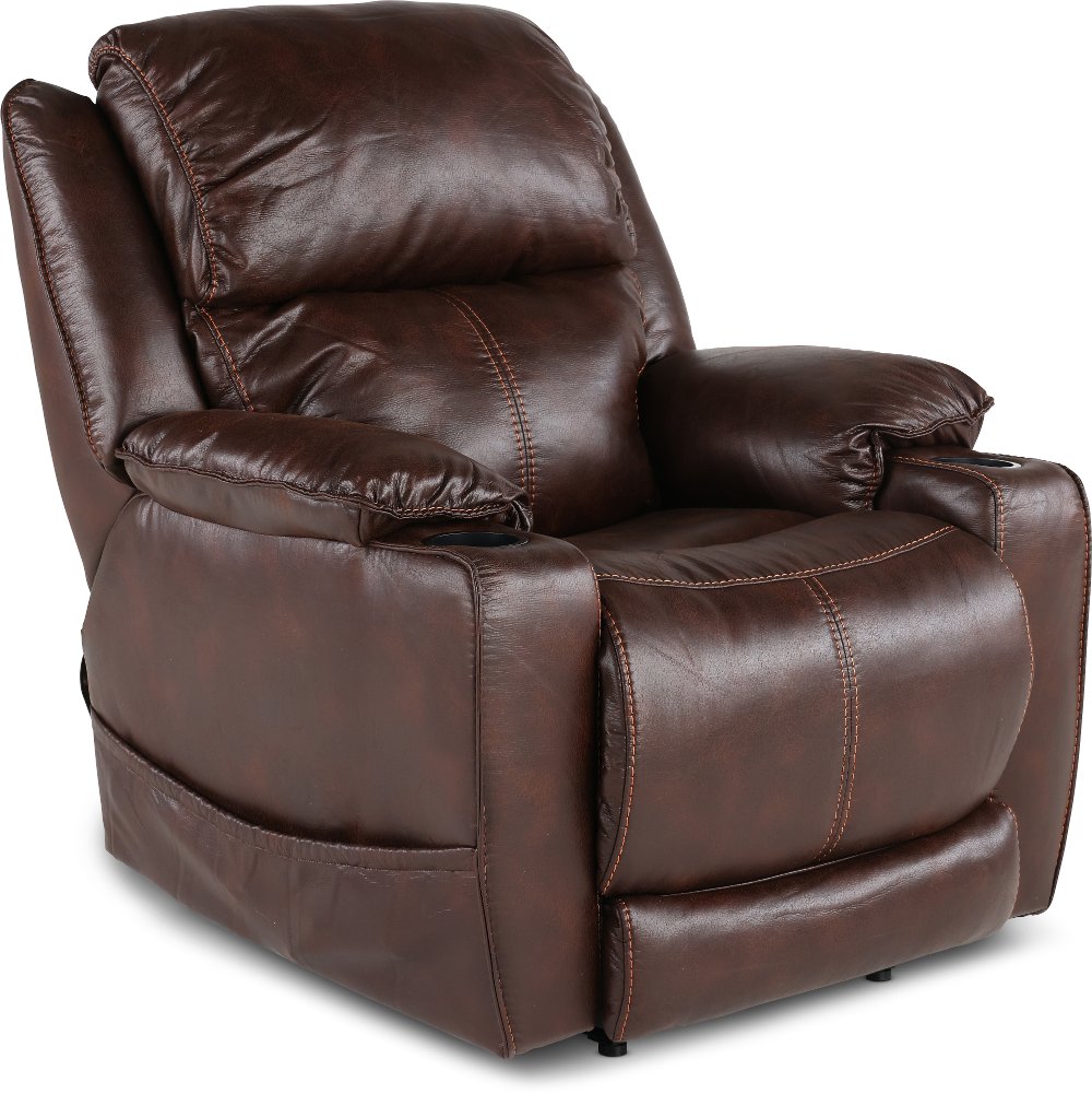 Starship Walnut Brown Power Recliner