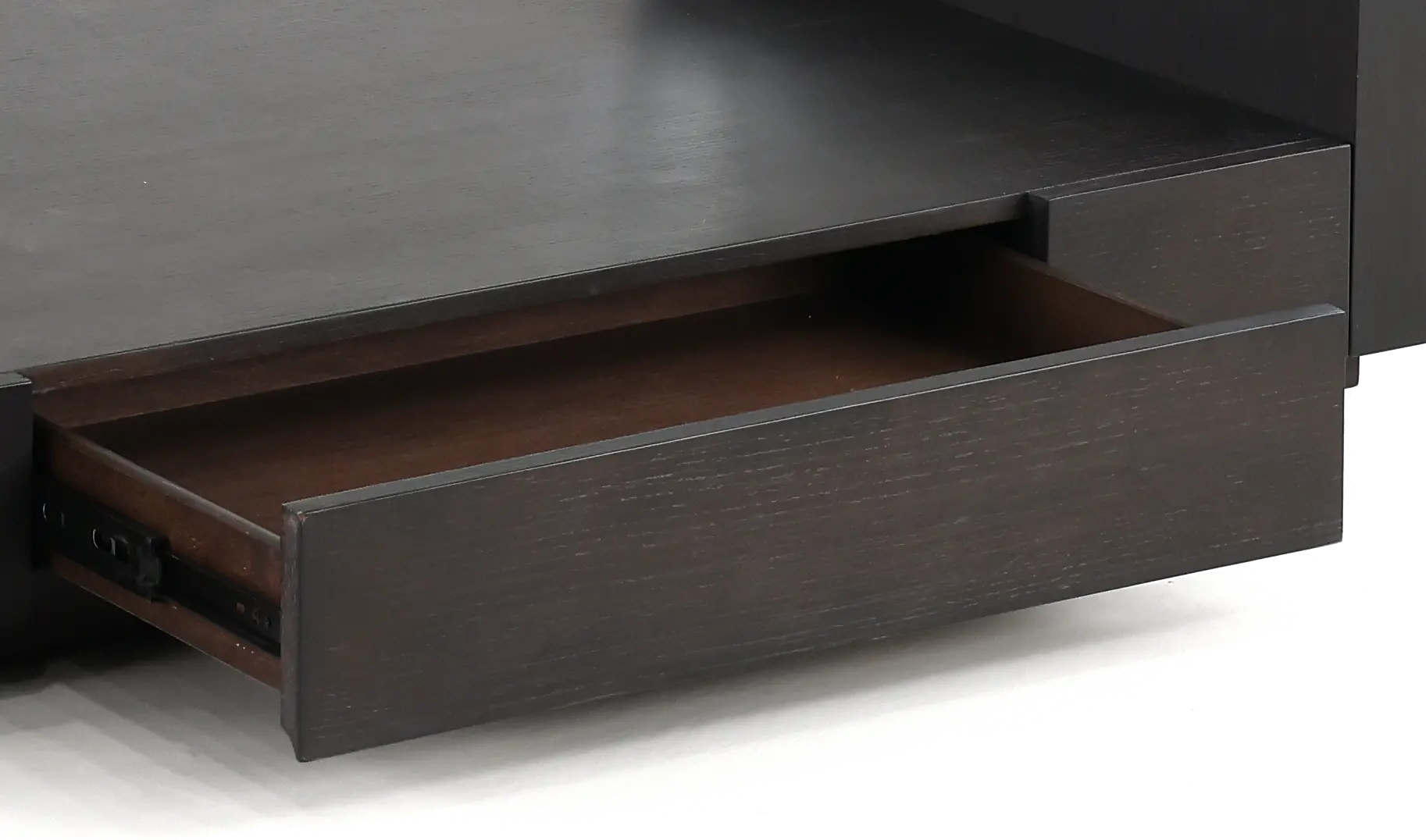 Revere Graphite and Chrome Glass Top Coffee Table-5