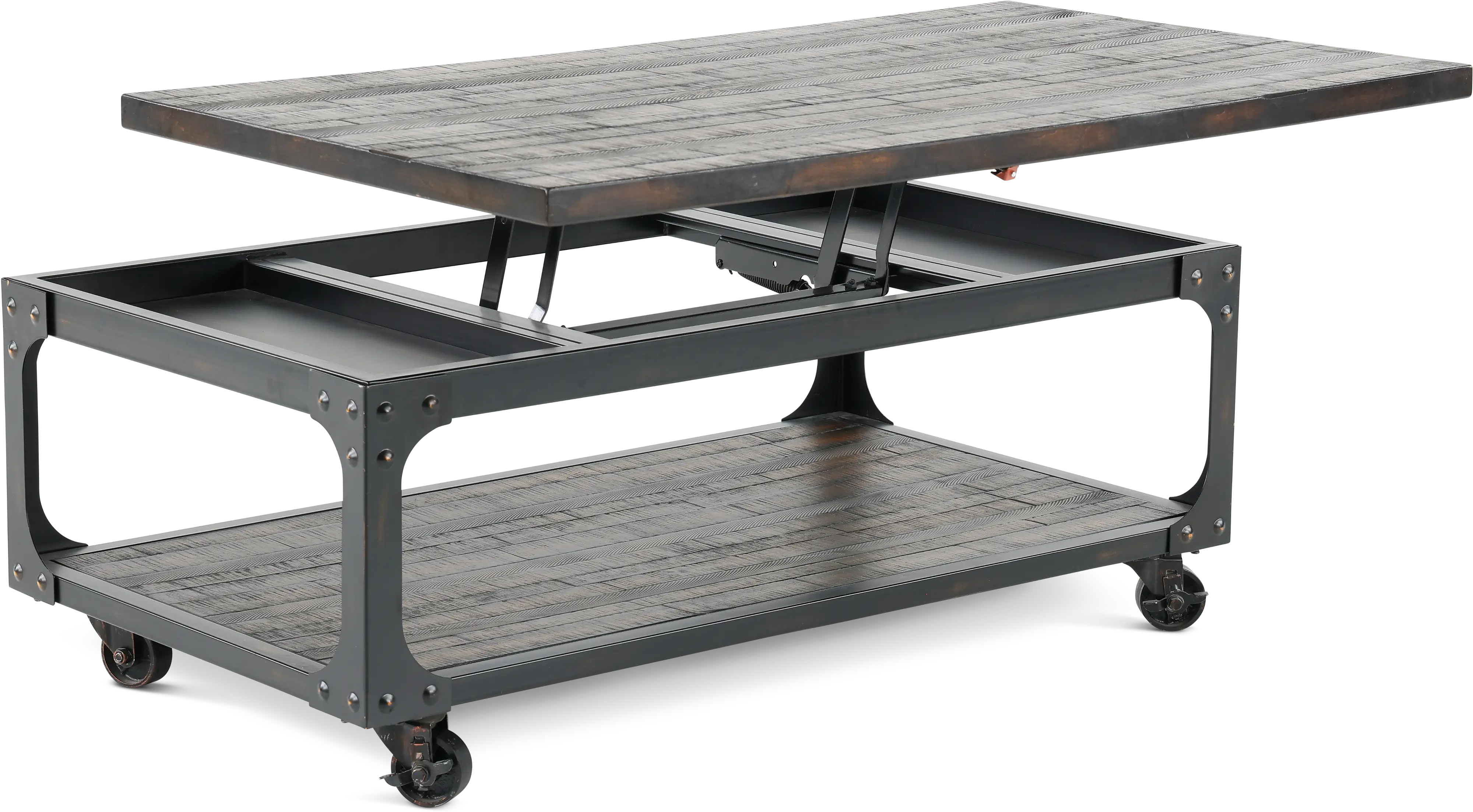 Sherlock Brown Lift Top Coffee Table-5