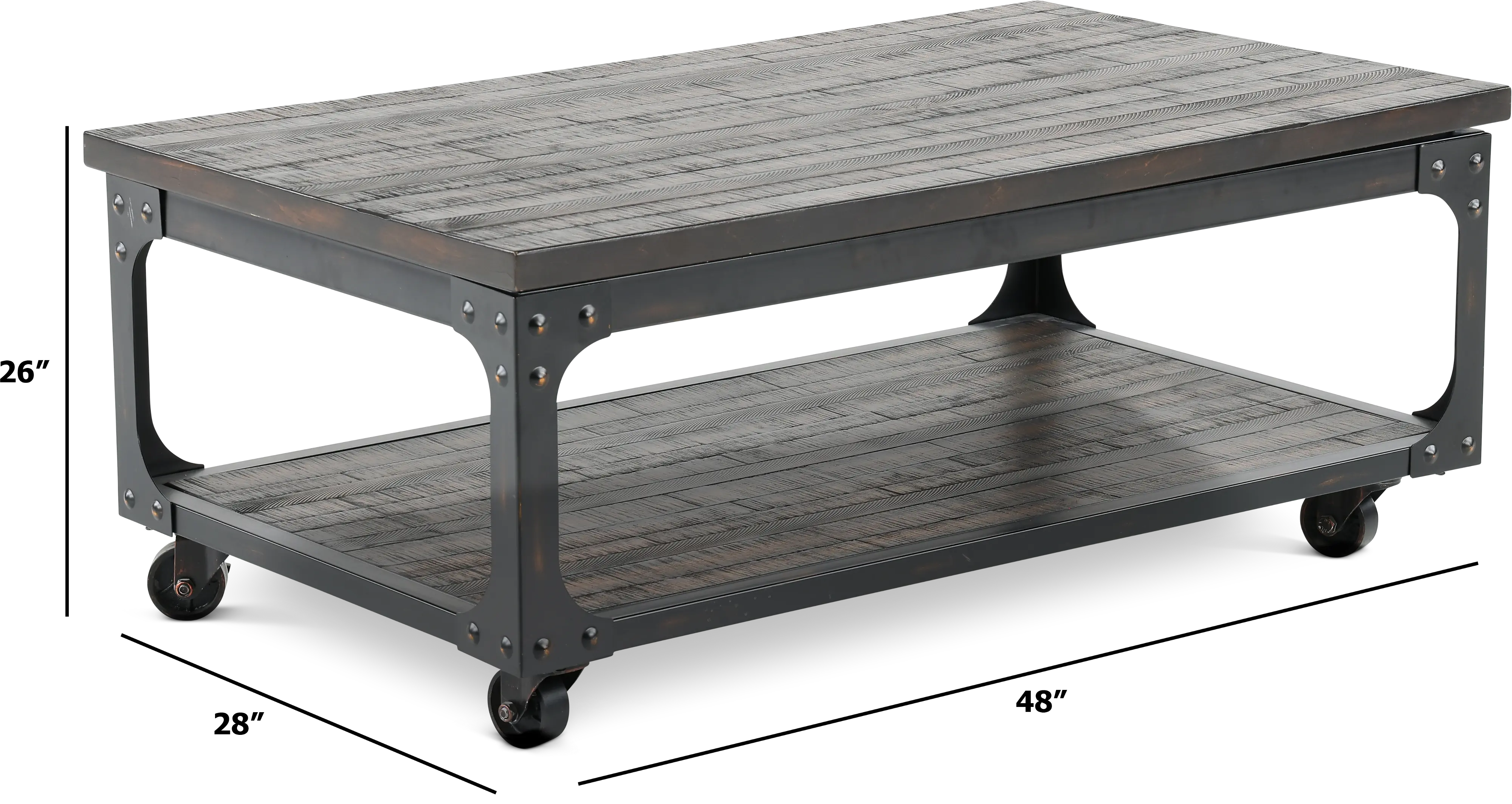 Sherlock Brown Lift Top Coffee Table-3