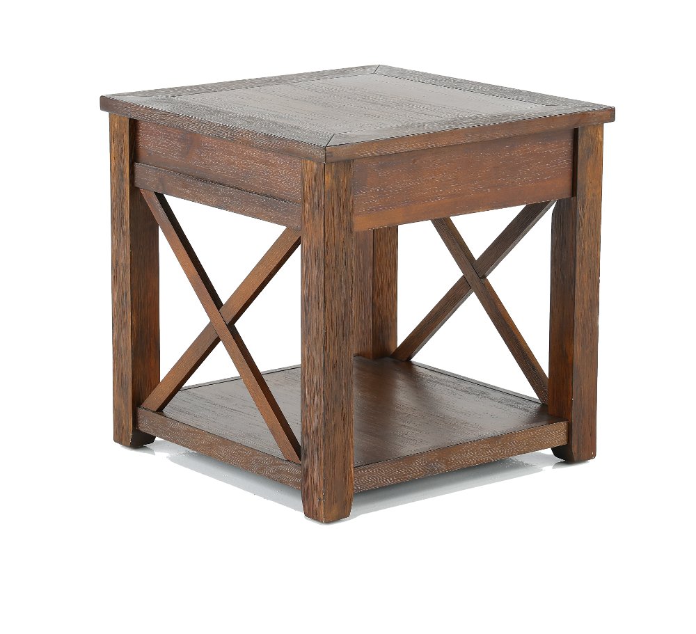 Lenka Brown End Table