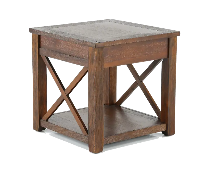 Lenka Brown End Table