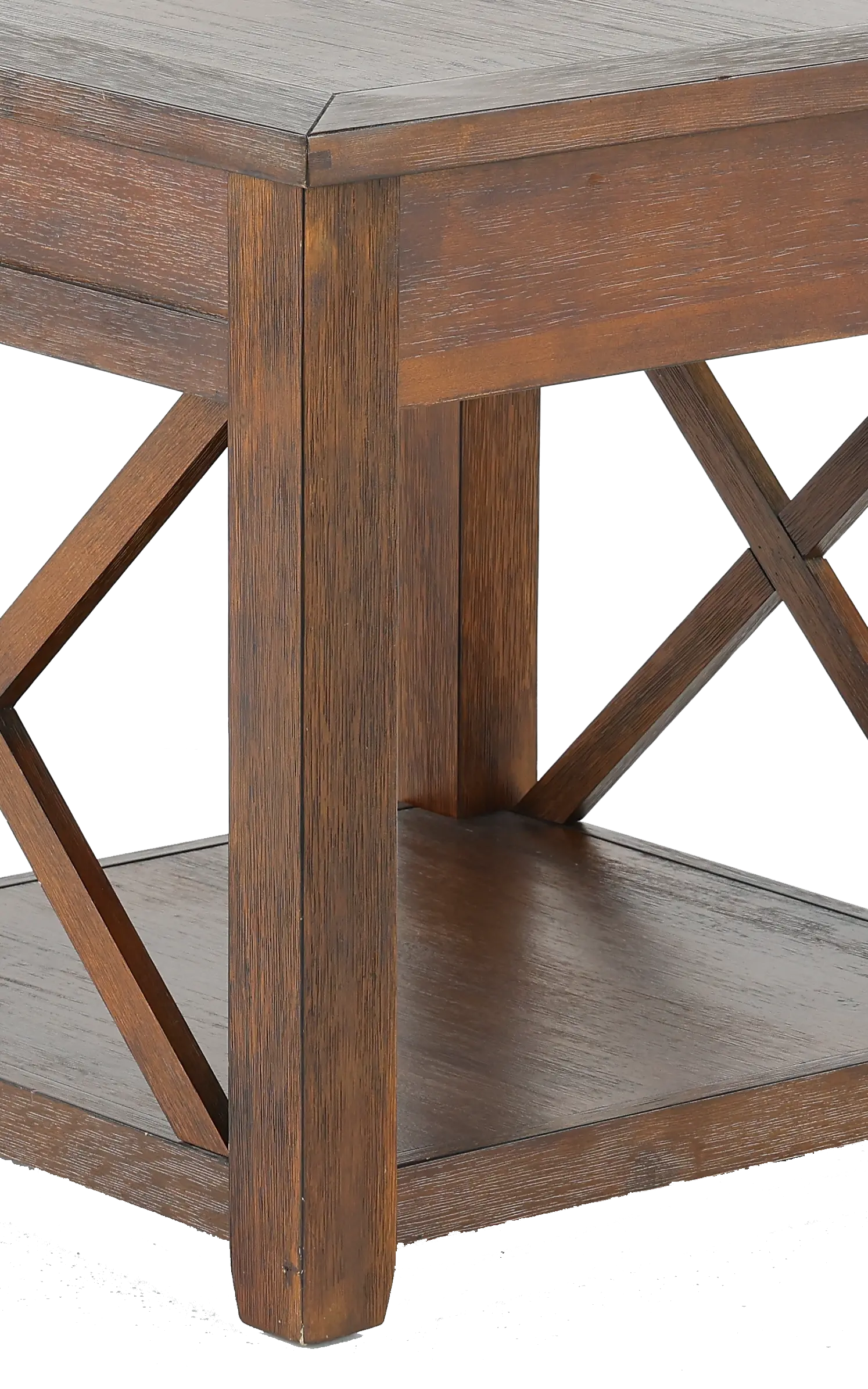 Lenka Brown End Table-5