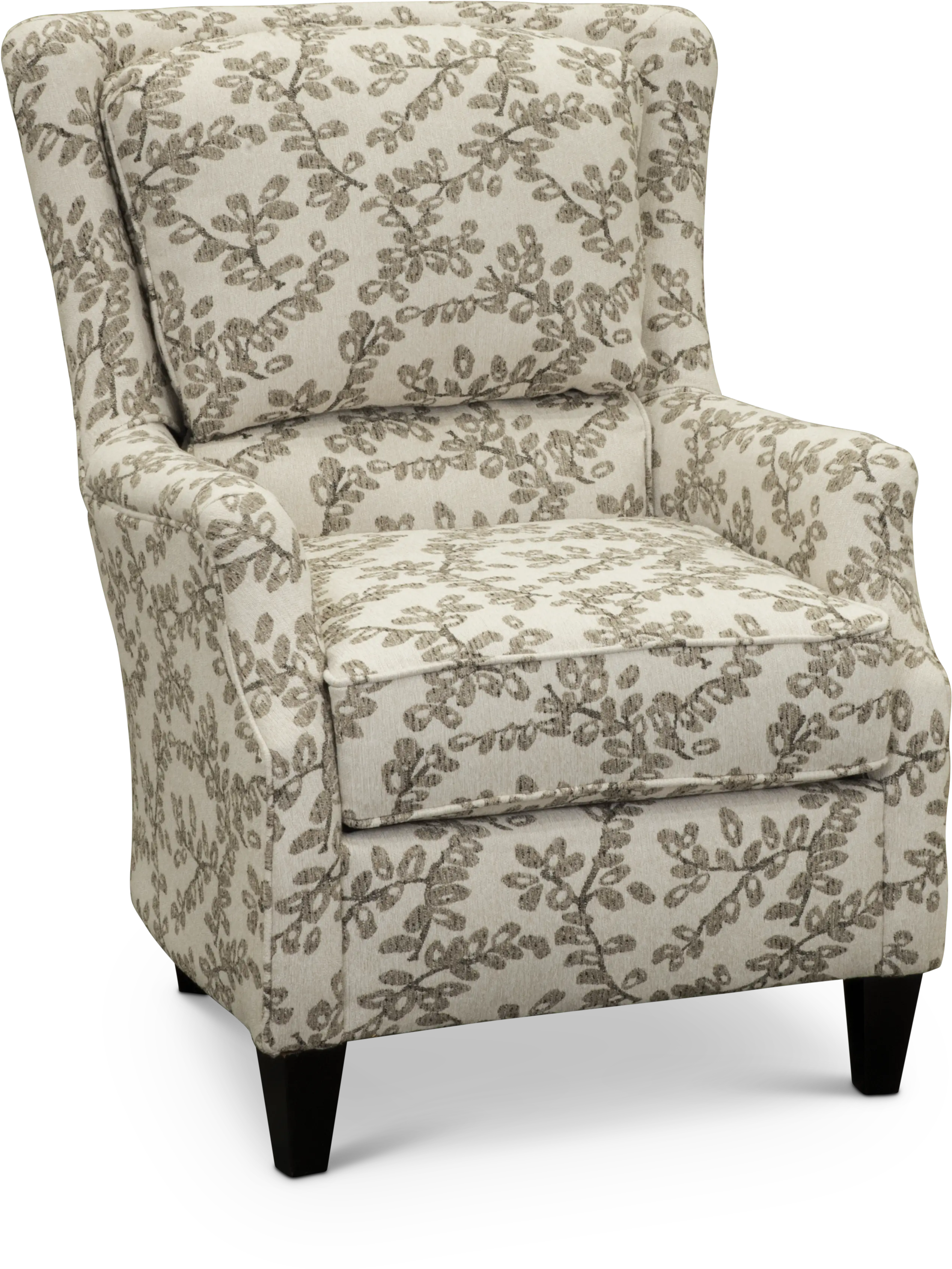Loren Neutral French-Inspired Wing Accent Chair-3