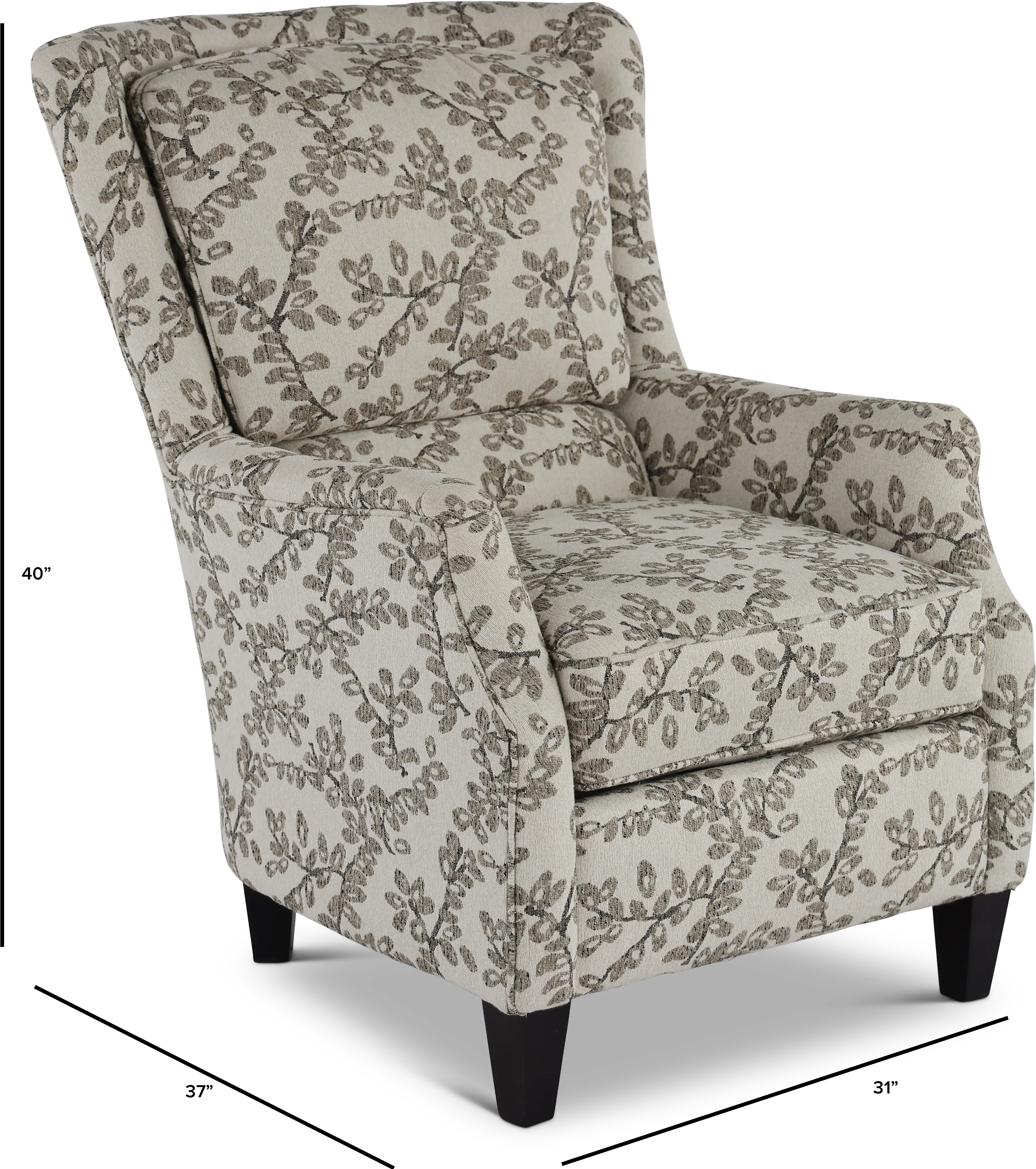Loren Neutral French-Inspired Wing Accent Chair-8