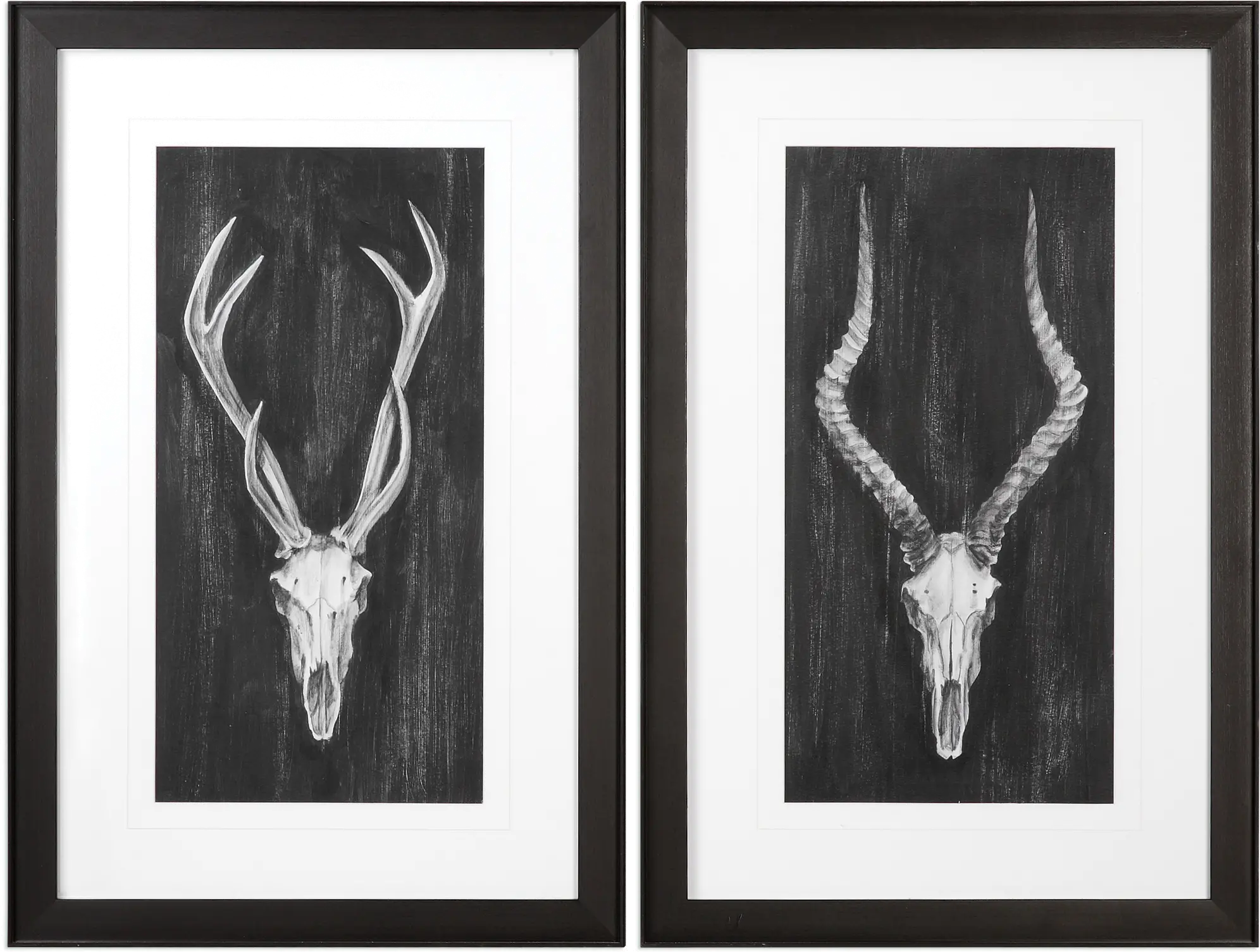 Assorted Rustic European Mount Framed Wall Art-1