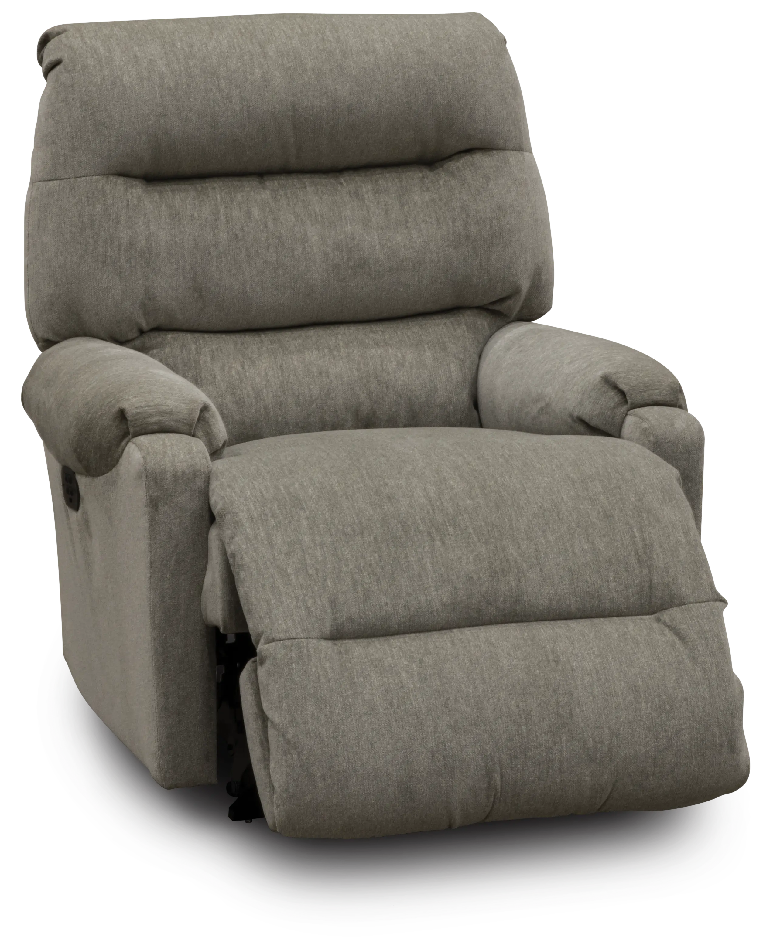 Sedgefield Gray Small Scale Manual Rocker Recliner-1