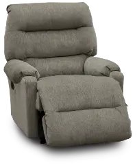 Sedgefield Gray Small Scale Manual Rocker Recliner