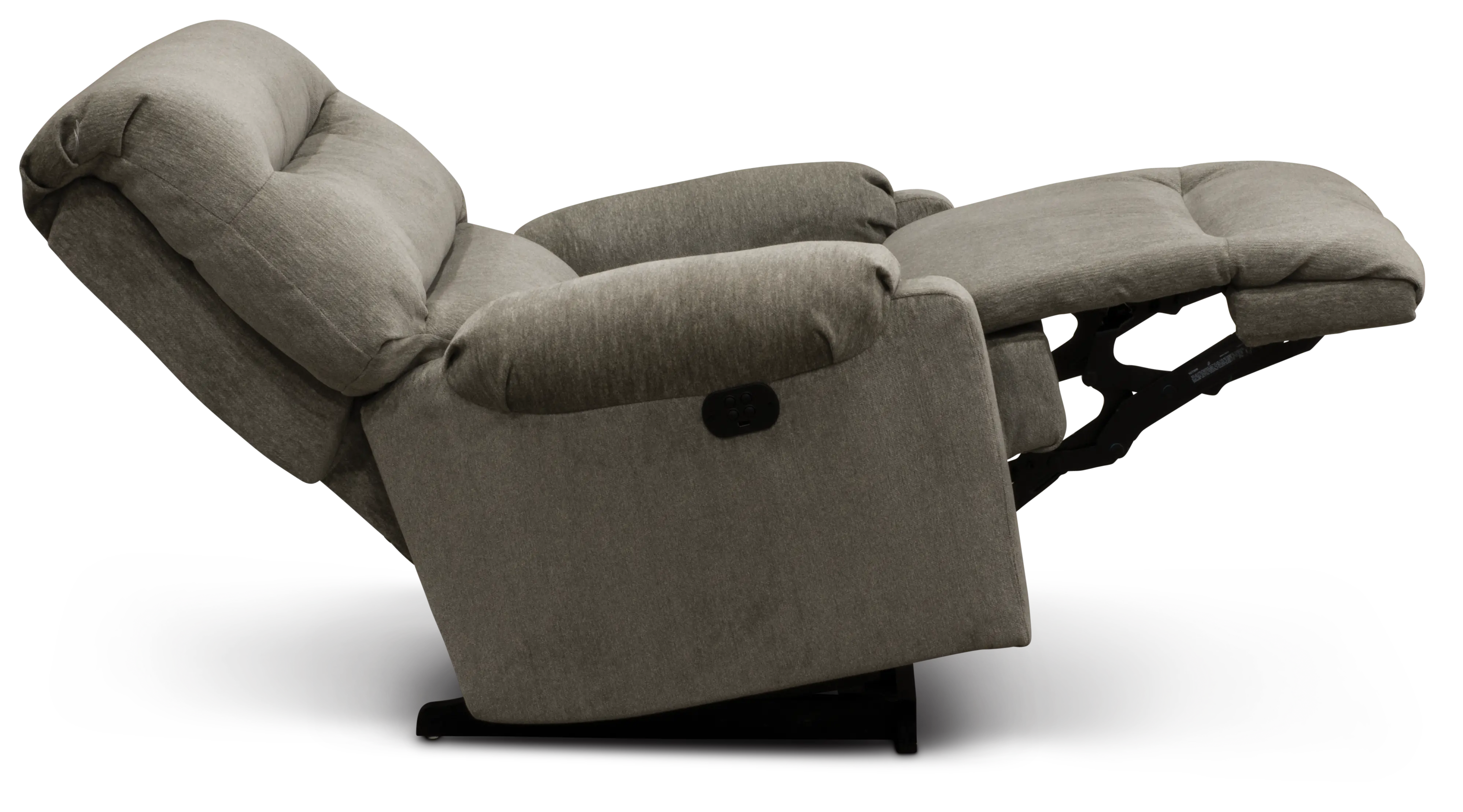 Sedgefield Gray Small Scale Manual Rocker Recliner-3