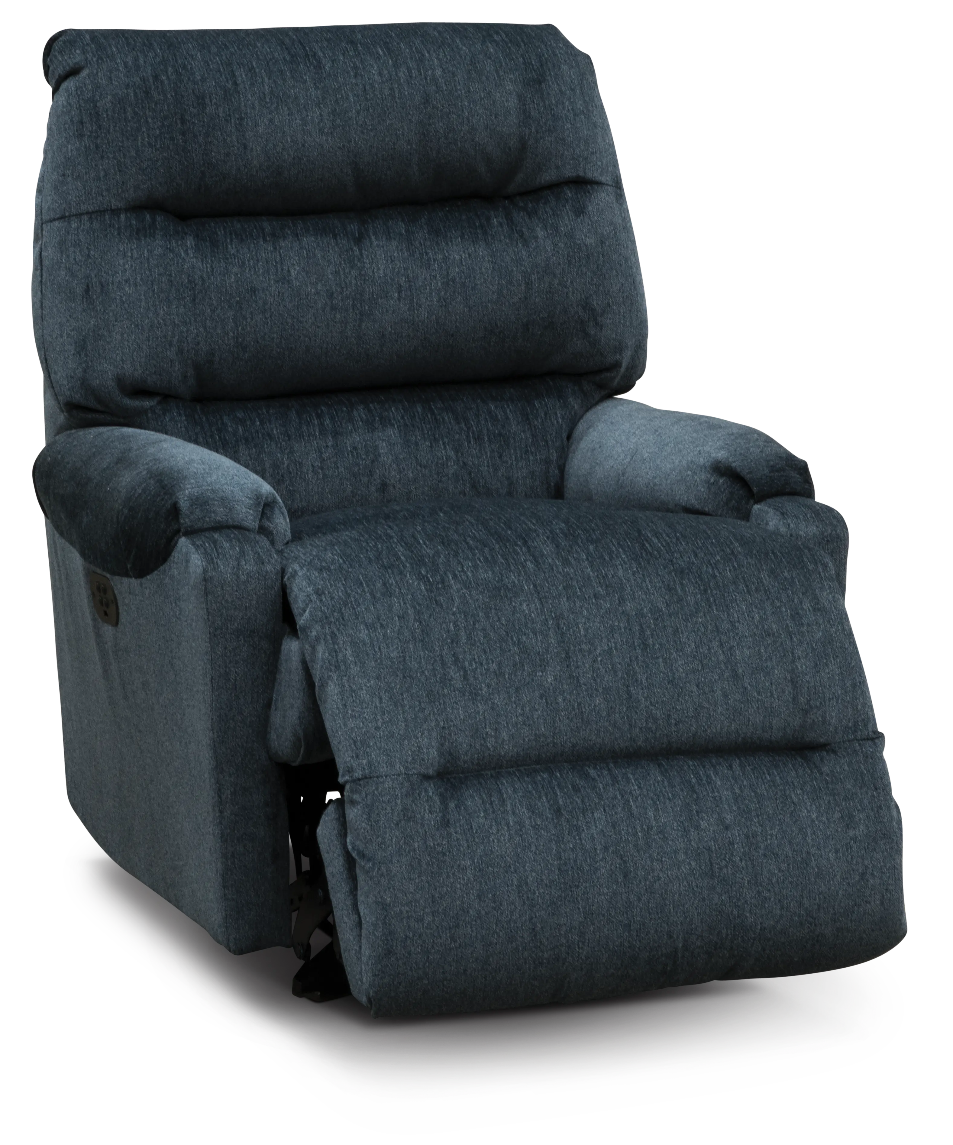 Sedgefield Navy Blue Small Scale Manual Rocker Recliner-1