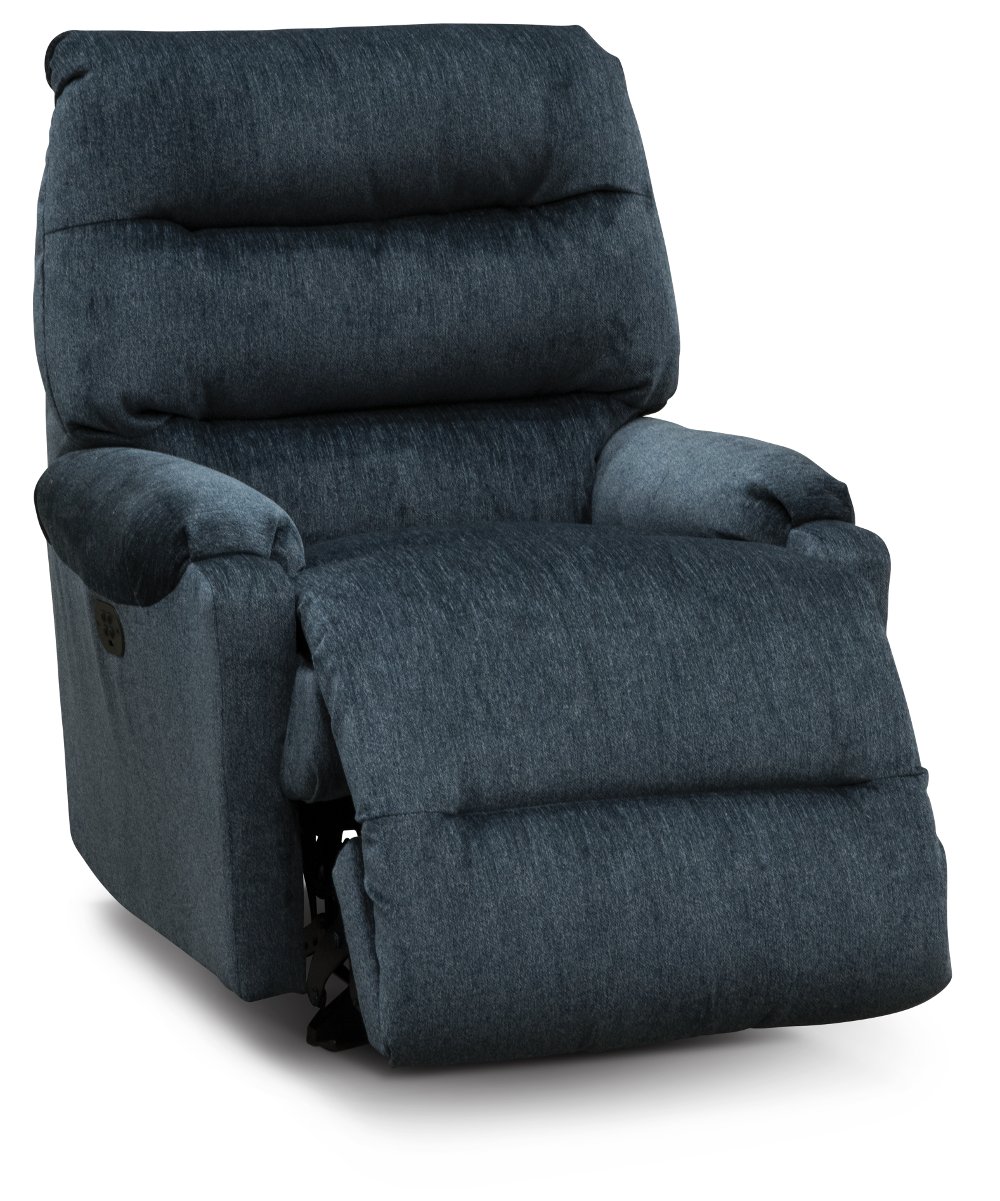 Sedgefield Navy Blue Small Scale Manual Rocker Recliner