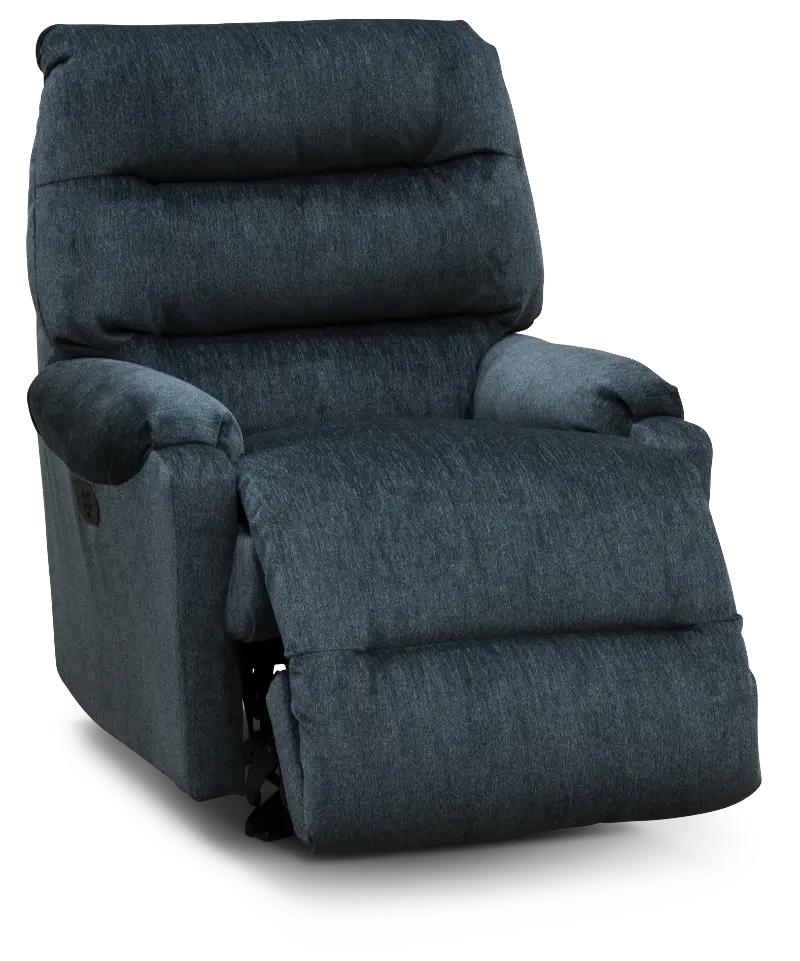 Sedgefield Navy Blue Small Scale Manual Rocker Recliner