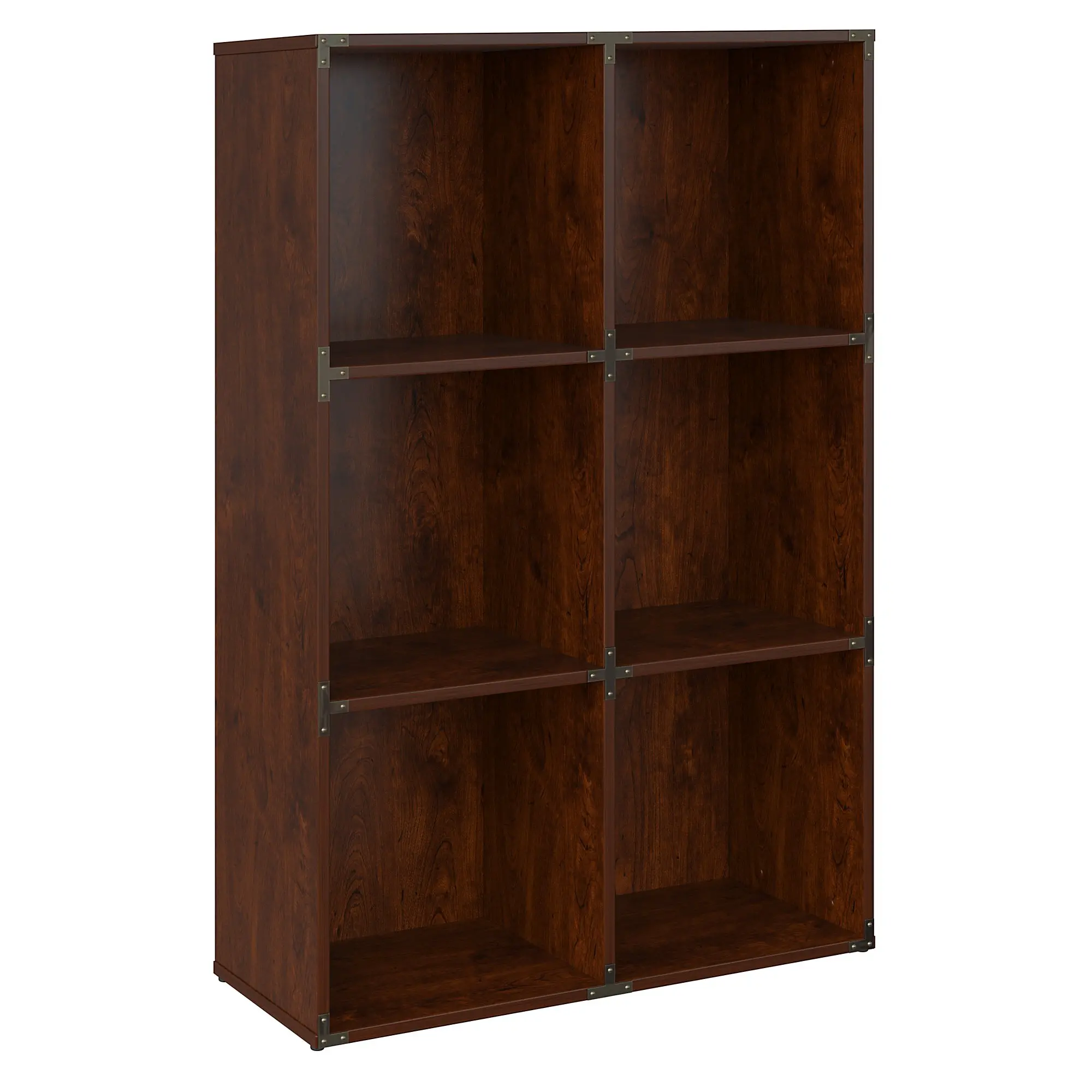 KI50203-03 Cherry 6-Cube Bookcase - Ironworks-1