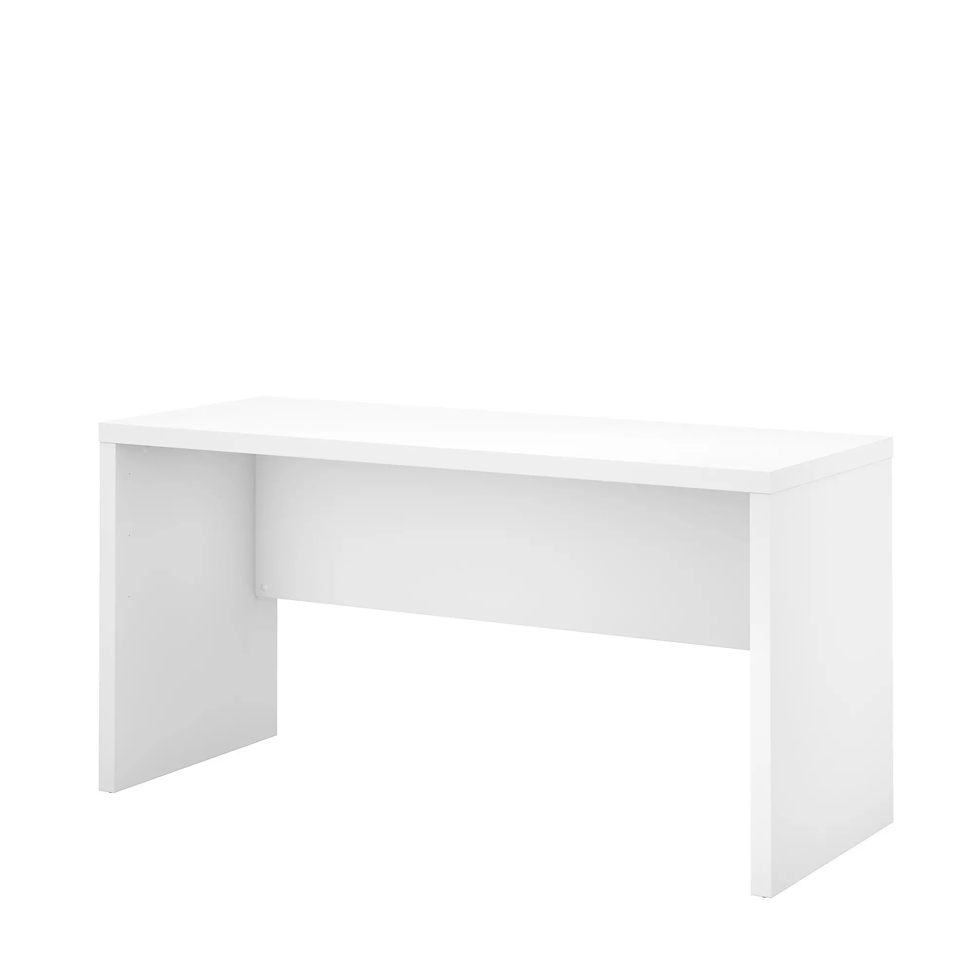 KI60106-03 Eco White Credenza Desk-1