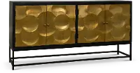 Capiz Black and Gold Dining Room Sideboard