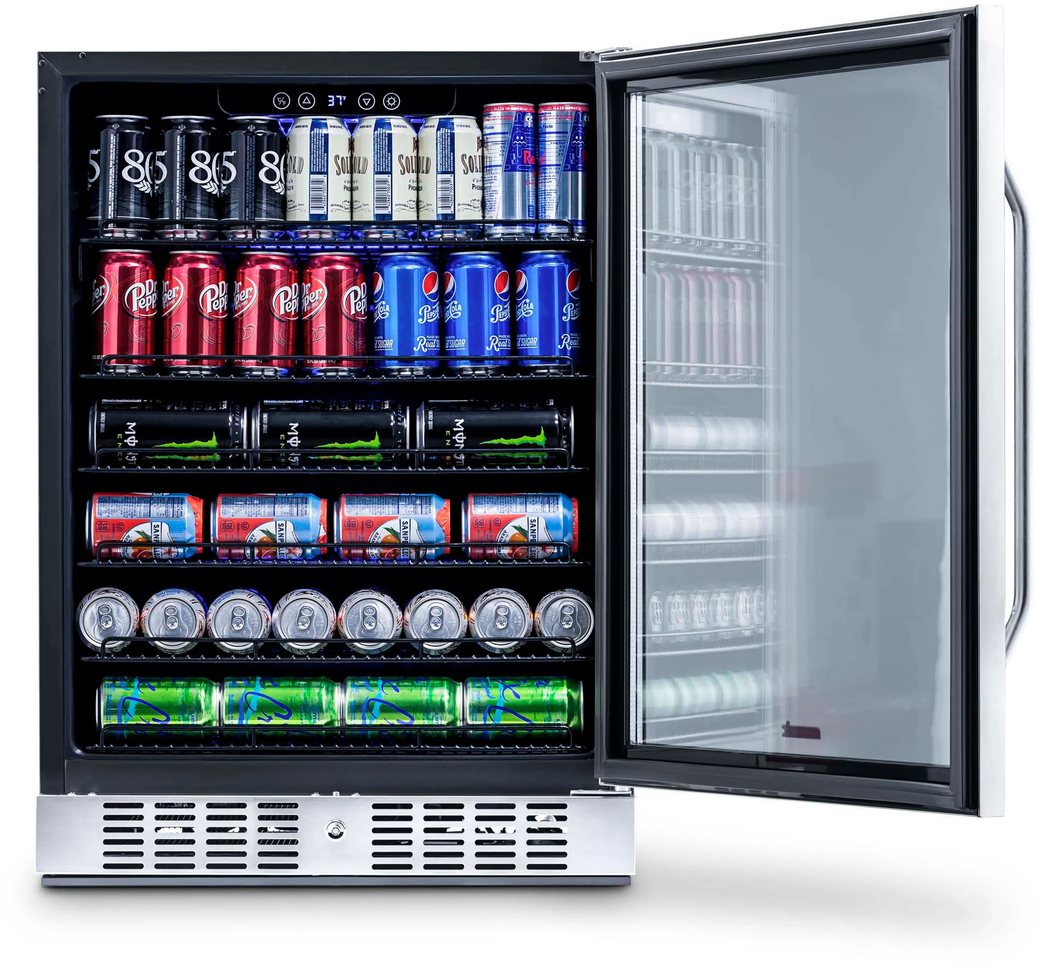ABR-1770 Stainless Steel 177 Can Beverage Cooler-4