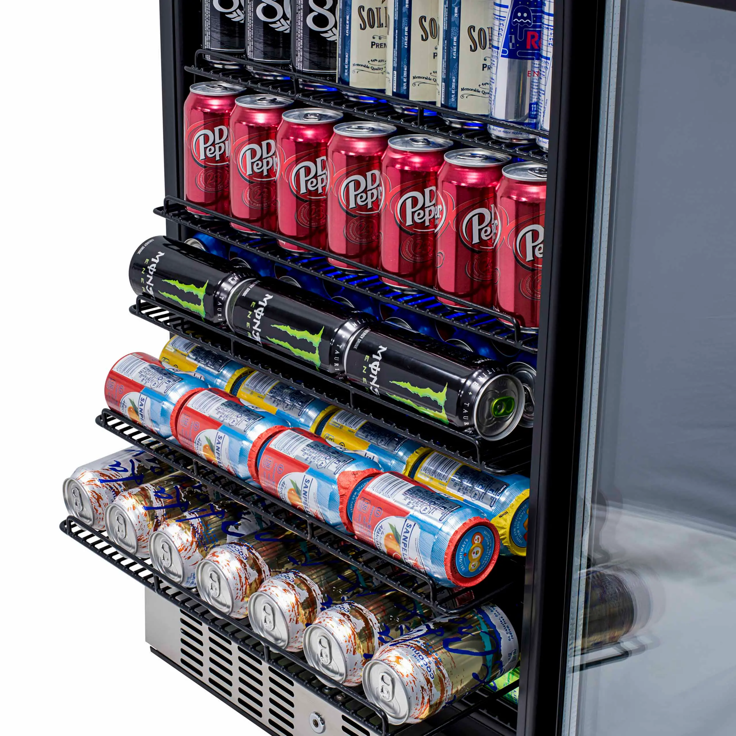 ABR-1770 Stainless Steel 177 Can Beverage Cooler-2