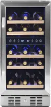 AWR-290DB Stainless Steel/ Black 29 Bottle Wine Cooler