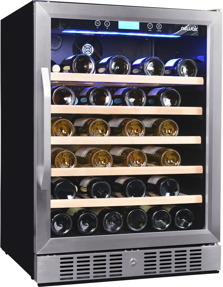 AWR-520SB Stainless Steel 52 Bottle Wine Cooler-1