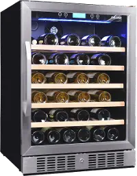 AWR-520SB Stainless Steel 52 Bottle Wine Cooler