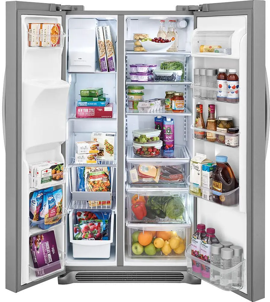 FGSS2635TF Frigidaire Gallery 25.5 cu. ft. Side by Side Refrigerator - 36 Inch Stainless Steel-3