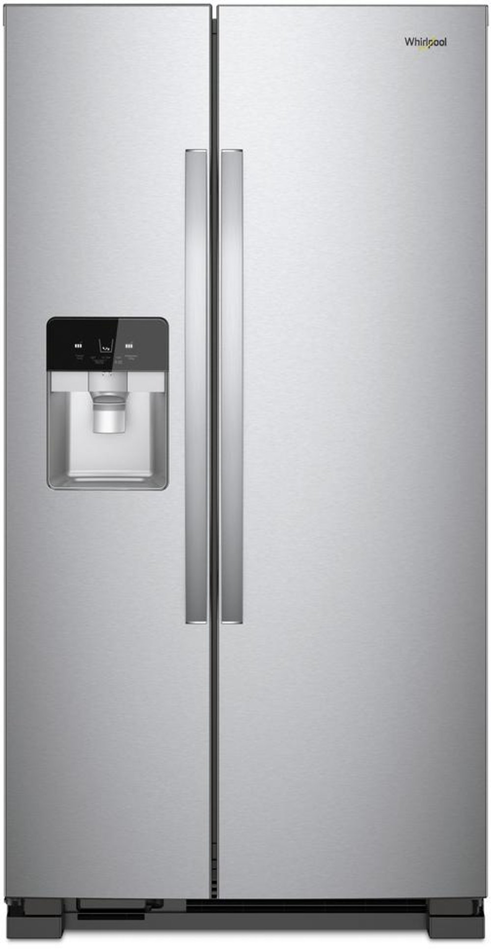 Whirlpool 21.4 cu ft Side by Side Refrigerator - 33"W Stainless Steel
