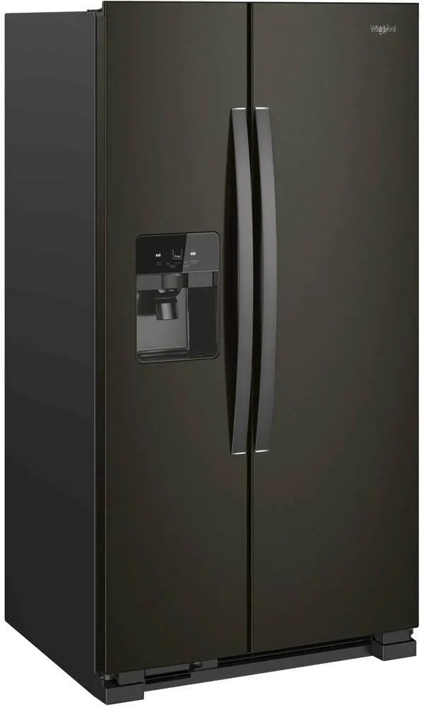 WRS321SDHV Whirlpool 21.4 cu ft Side by Side Refrigerator - 33 W Black Stainless Steel-2