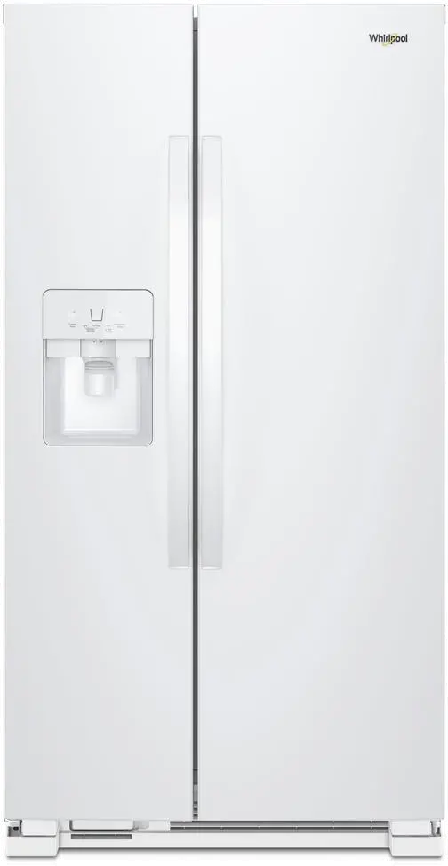 WRS321SDHW Whirlpool 21.4 cu ft Side by Side Refrigerator - 33 W White-2