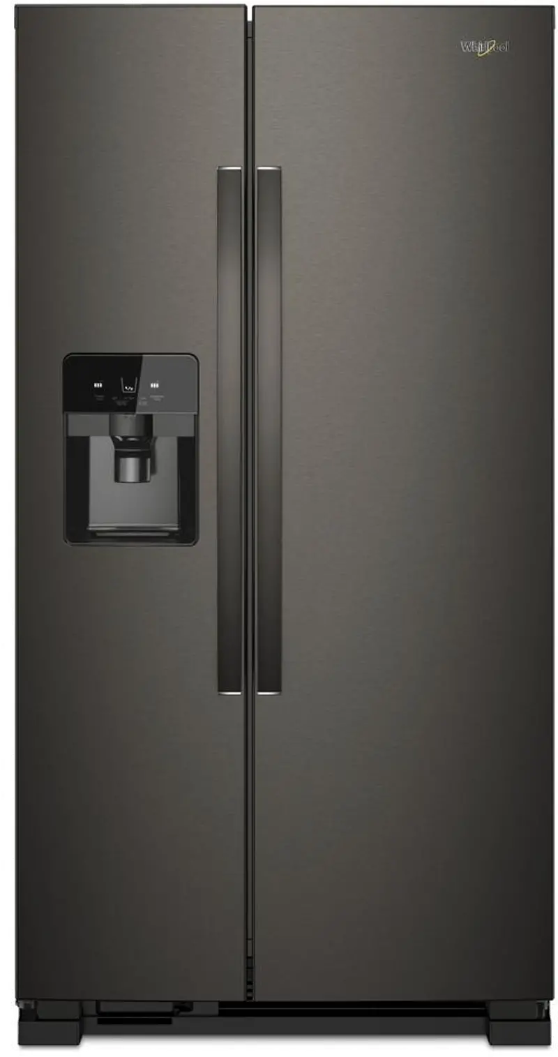 Whirlpool 24.55 cu ft Side by Side Refrigerator - Black Stainless Steel