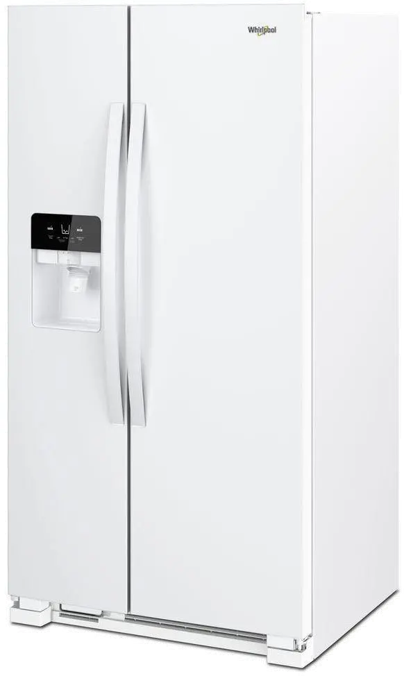 WRS325SDHW Whirlpool 24.55 cu ft Side by Side Refrigerator - White-1