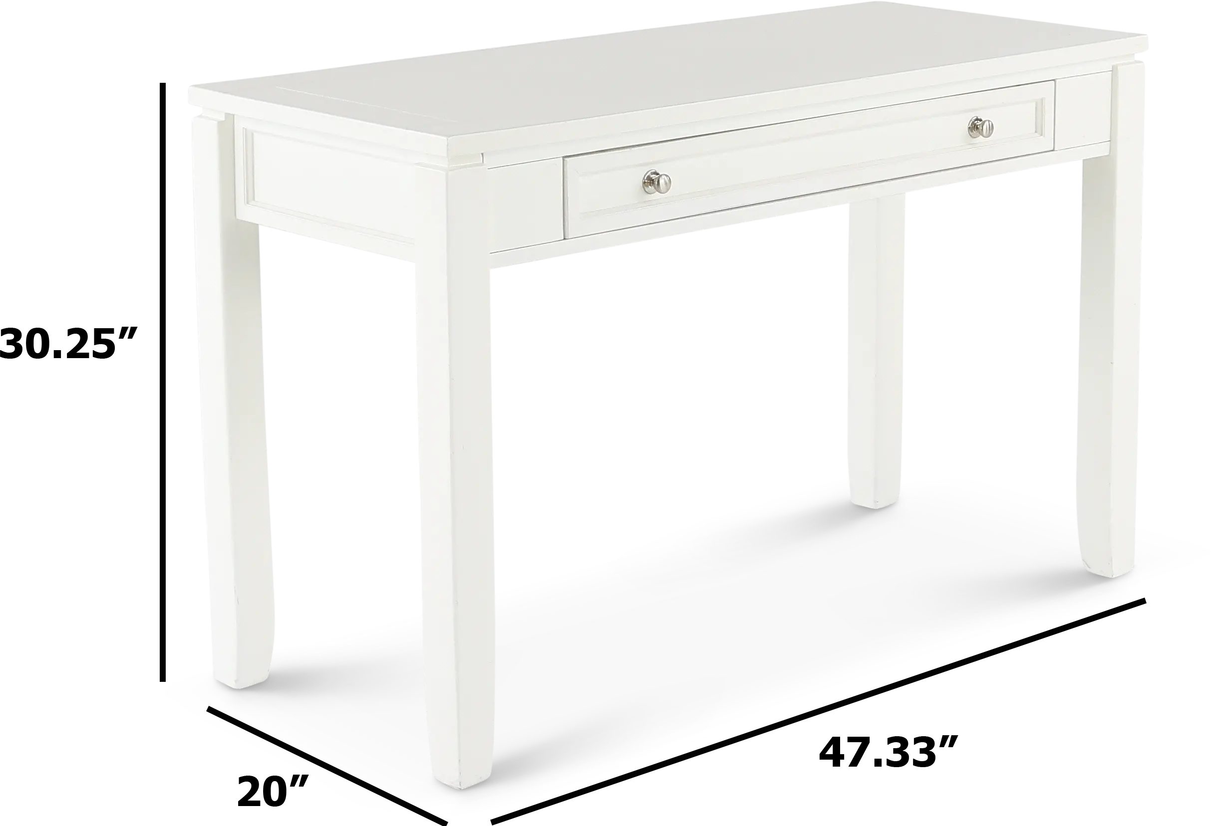Catrina White Writing Desk-3