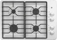 JGP3030DLWW GE 30 Inch Gas Cooktop - White