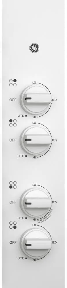JGP3030DLWW GE 30 Inch Gas Cooktop - White-2