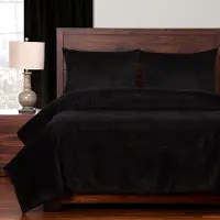 Black Padma Night 4 Piece Queen Bedding Collection