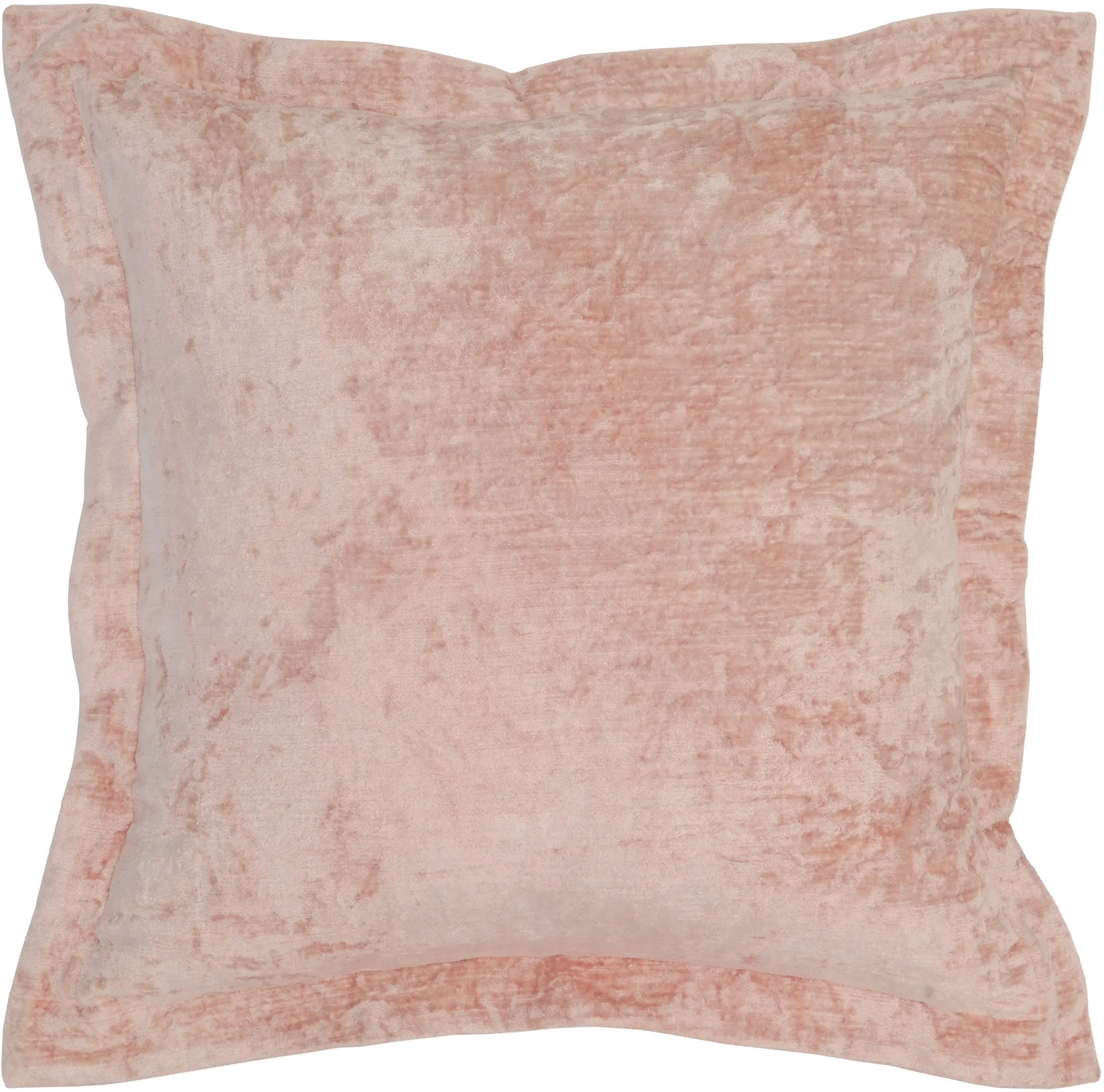 Blush Pink Lapis Bliss Velvet Throw Pillow-1