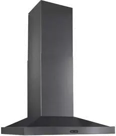 EW5436BLS Broan Chimney Range Hood - 36 Inch Black Stainless Steel-1