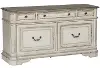 244-HO121 Magnolia Manor Antique White Cabinet