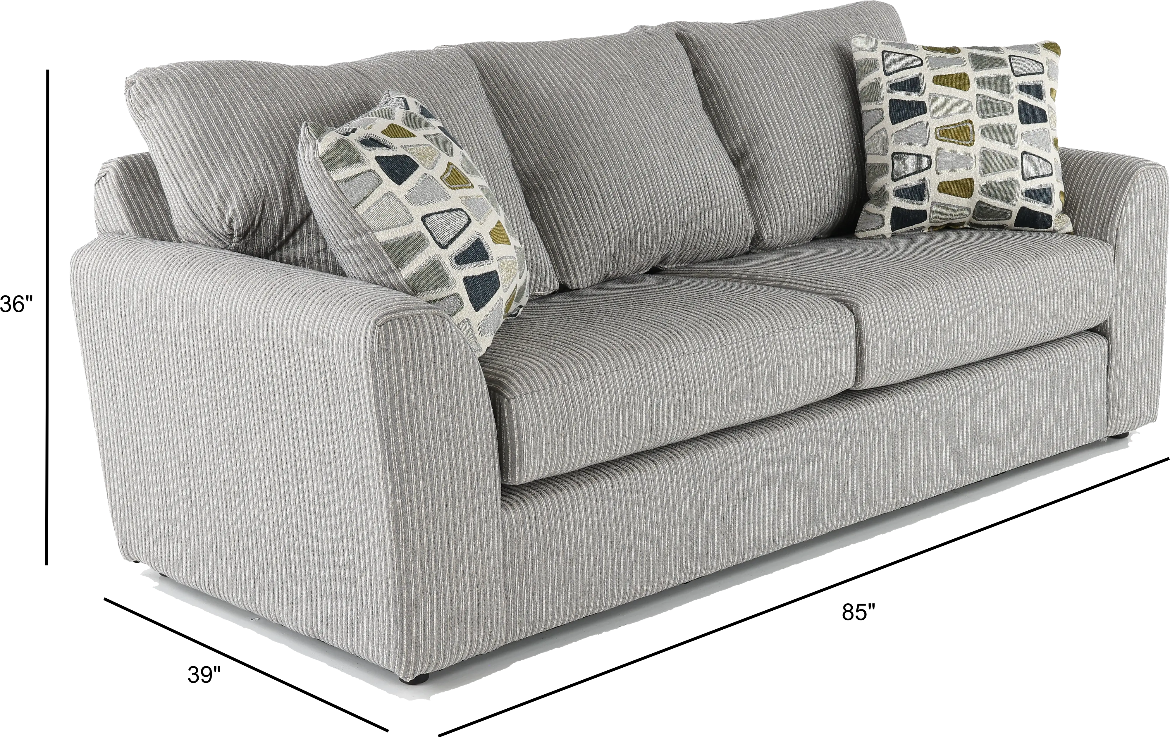 HANSOF Hannah Gray Sofa-3