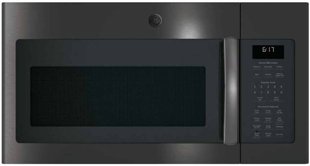 GE Over the Range Microwave - 1.7 Cu. Ft.  Black Stainless Steel