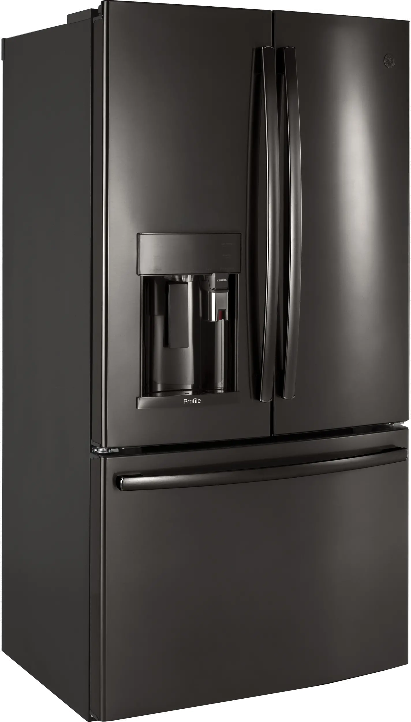 PYE22KBLTS GE Profile 22 cu ft French Door Refrigerator - Counter Depth Black Stainless Steel-6