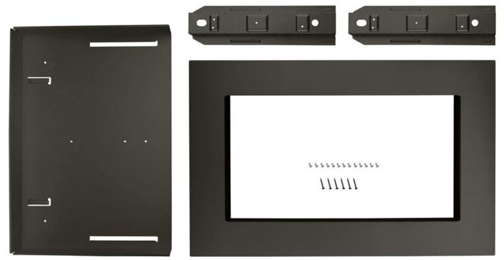 KitchenAid 30 Inch Microwave Trim Kit - Black Stainless Steel