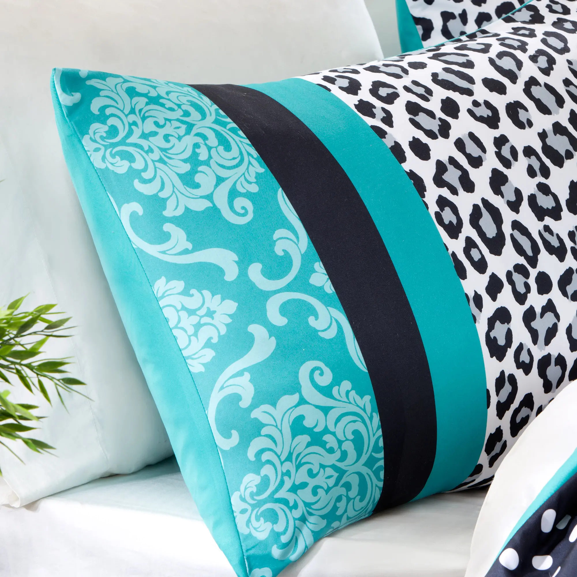 Chloe Teal Full-Queen 4 Piece Bedding Collection-6