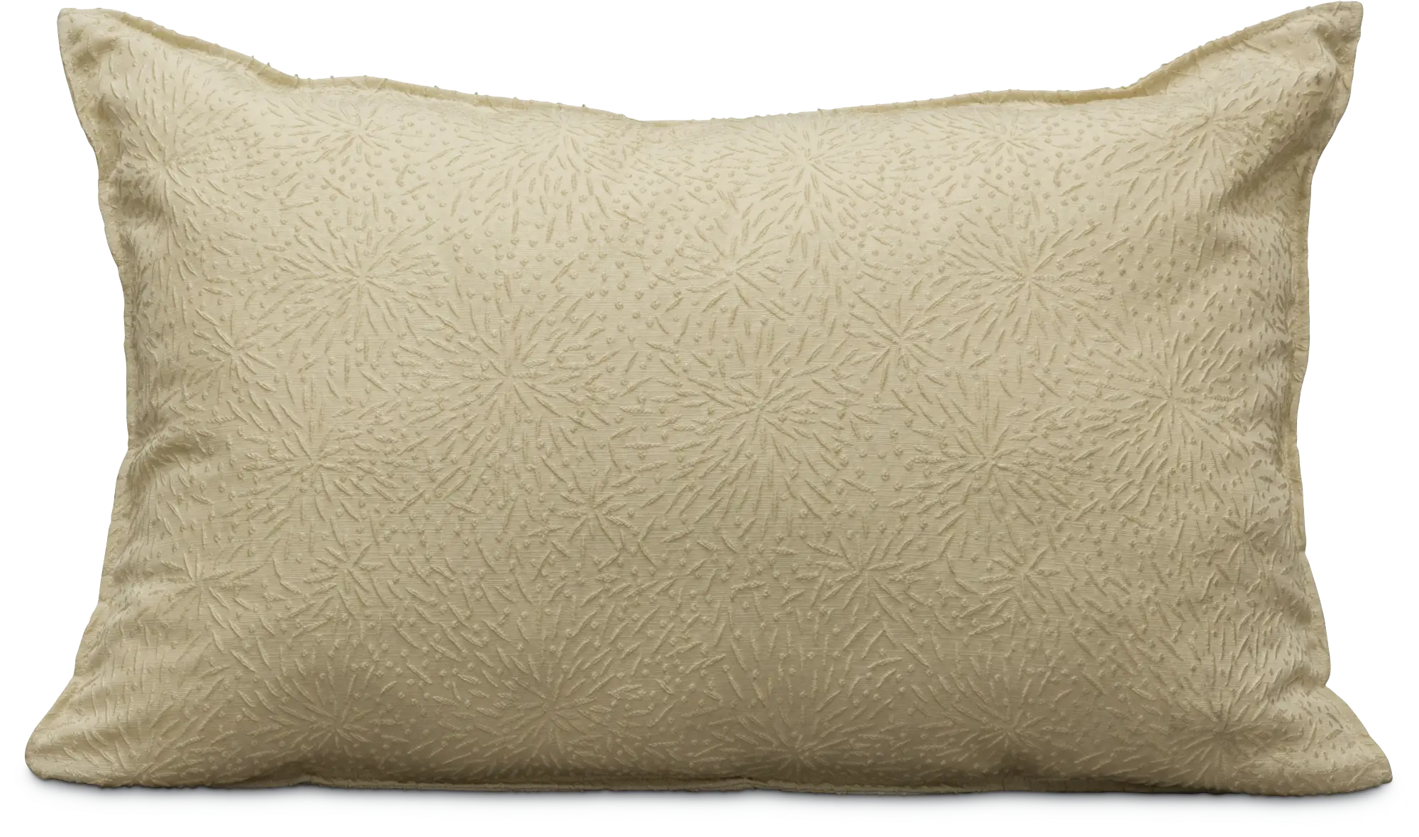 Ivory King Sham with Mini Flange - Fairmont-1
