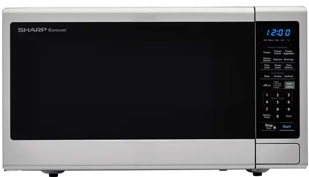SMC1443CM Sharp 1.4 Cu. Ft. Microwave - Stainless Steel-1