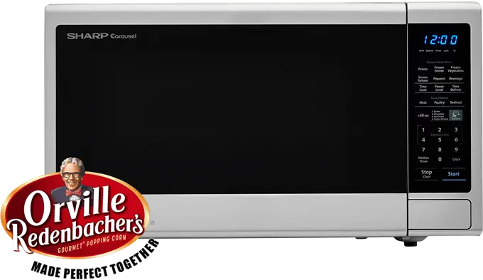 SMC1443CM Sharp 1.4 Cu. Ft. Microwave - Stainless Steel-2