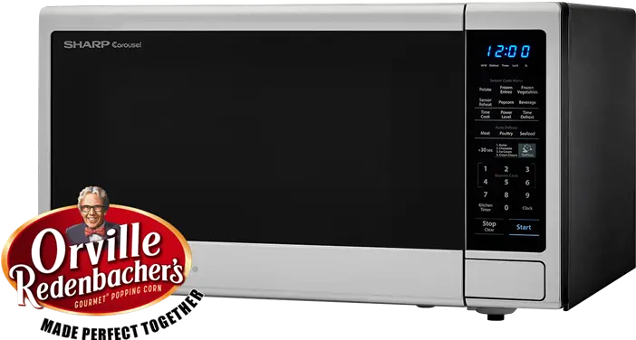 SMC1443CM Sharp 1.4 Cu. Ft. Microwave - Stainless Steel-3