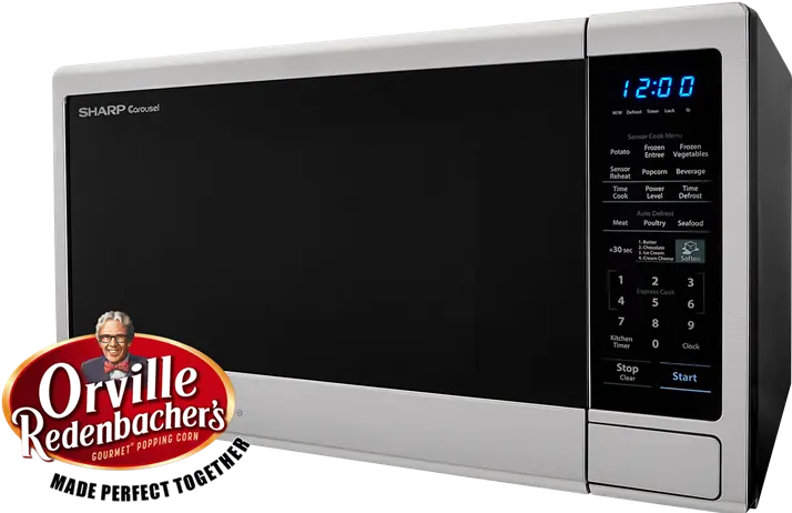 SMC1443CM Sharp 1.4 Cu. Ft. Microwave - Stainless Steel-6