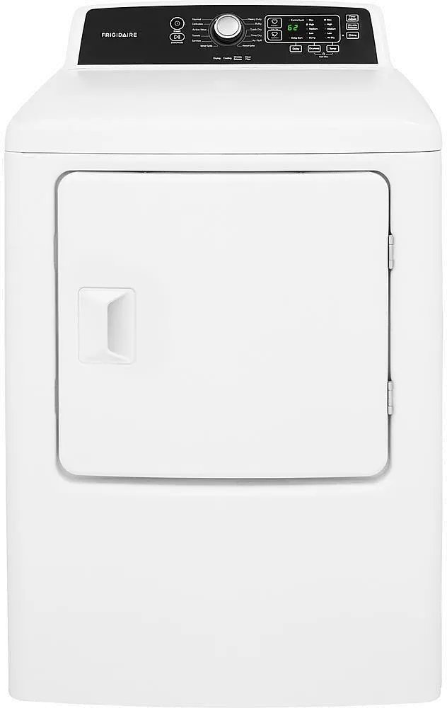 FFRG4120SW Frigidaire Gas Dryer - 6.7 Cu. Ft. White-1